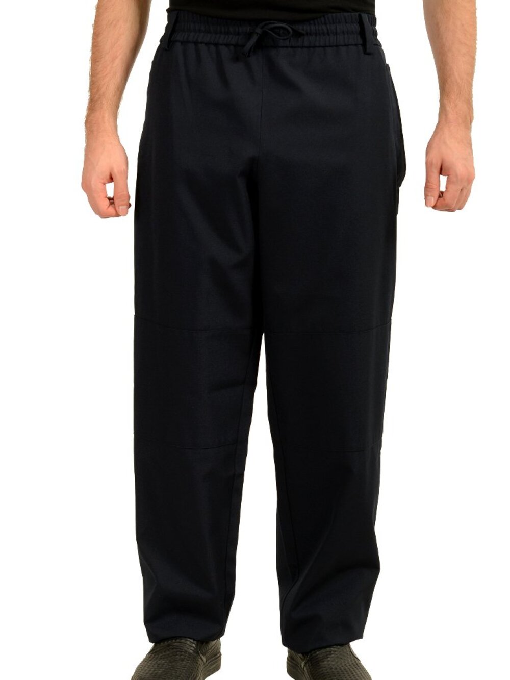 Scuderia Ferrari Men's Navy Blue Elastic Waist Pants US L IT 52